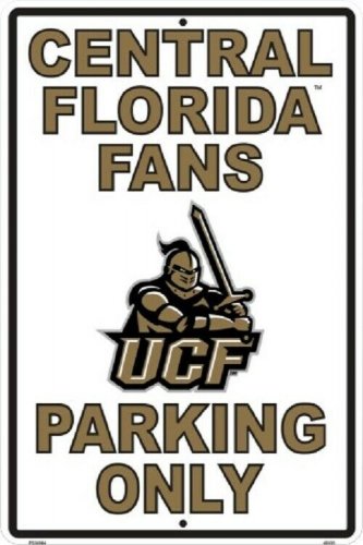 NCAA UCF KNIGHTS PARKING ONLY METAL SIGN 12"x 18" MAN CAVE