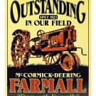 Farmall Tractor Metal Sign  New Vintage Style USA Auto Garage Man Cave
