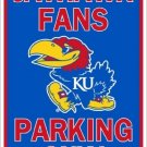 NCAA KANSAS JAYHAWKS PARKING ONLY METAL SIGN 12"x 18" MAN CAVE