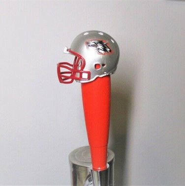 NCAA Nevada Wolfpack  Beer Tap Handle  Football Kegerator Red Wood