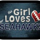 This Girl Loves Her Seahawks Dog Tag Necklace Metal NFL Seattle Seahawks