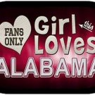 This Girl Loves Her Alabama Dog Tag Necklace Metal NCAA  Crimson Tide