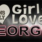 NCAA This Girl Loves Georgia License Plate Metal Tag Sign Bulldogs UGA