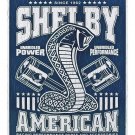 Shelby American Racing Metal Tin Sign Vintage Style USA Auto Garage Man Cave