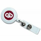 NCAA Oklahoma Sooners Badge Holder Reel - Retractable Lanyard Team Boomer Sooner