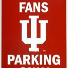 NCAA INDIANA HOOSIERS FANS PARKING ONLY METAL SIGN 12"x 18" MAN CAVE BIG TEN