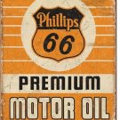 Phillips 66 Motor Oil  Gas Metal Sign Tin New Vintage Style USA #1996
