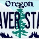 NCAA Beavers State License Plate Team Oregon State Background Metal Tag U.S.A