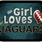 This Girl Loves Her Jaguars Dog Tag Necklace Metal NFL Jacksonville Jaguars