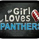 This Girl Loves Her Panthers Dog Tag Necklace Metal NFL Carolina Panthers
