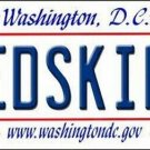 NFL Washington Redskins Metal License Plate State Background Car Truck DC New