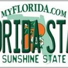 NCAA Florida State License Plate State Background Metal Tag  FSU Seminoles