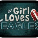 This Girl Loves Her Eagles Novelty Metal Dog Tag Necklace NFL Philadelphia