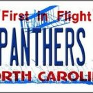 NFL #1  Carolina Panthers Fan Metal License Plate State Background Car Truck