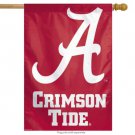 Alabama Crimson Tide 27x37 Vertical Flag NCAA Red Wall Decor Polyester Washable