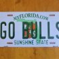 NCAA Go USF Bulls Metal License Plate Auto Truck Sign South Florida New
