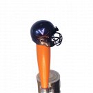 NCAA Virginia Cavaliers Beer Tap Handle Football Kegerator White Helmet Wood