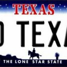 NCAA Go Texas Longhorns Metal License Plate Football Austin New UT