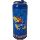 Kansas Jayhawks Travel Mug Can 16oz NCAA Twist Off Lid BPA Cool Gear Blue