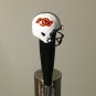 NCAA Oklahoma State Tap Handle Kegerator Football Beer Keg Black Wood Cowboys