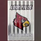 NCAA Louisville Cardinals Corrugated Metal Sign Tin Retro 12" X 18"  Wall ACC