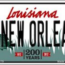 NCAA New Orleans License Plate State Background Metal Tag  U.S.A." Louisiana