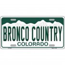 NFL Broncos Country License Plate Denver Background Metal Tag  Sign Art