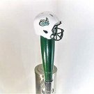 Beer Tap Handle NCAA Charlotte 49ers Football Pull UNC Kegerator Green Wood Brew