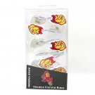Arizona State Shower Curtain Rings Hooks Sun Devils 12 pc NCAA Team Logo Bath