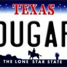 NCAA Houston Cougars License Plate College Team Background Metal Tag "U.S.A."