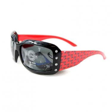 NCAA Texas Tech Red Raiders Sunglasses Red Rhinestone UVA Bling Womens