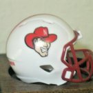 NCAA Nebraska Mascot Helmet Custom Pocket Pro Team Logo White Big 10 Red Riddell