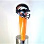 Denver Broncos Beer Tap Handle Team Football Keg Black Wood Super Bowl NFL