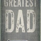 NFL Seattle Seahawks Worlds Greatest Dad Wooden Sign Man Cave Wall Distressed