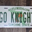 NCAA UCF Knights Metal License Plate Auto Truck Sign Central Florida Sign