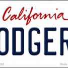 MLB Los Angeles Dodgers License Plate State Background Metal Tag  USA. Baseball