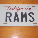 NFL Los Angeles Rams License Plate State Background Metal Super Bowl Fast Ship