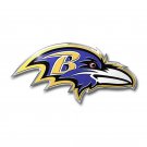 Emblem Car NFL Ravens Decal Sticker Rear Badge Auto Baltimore Metal Trunk Blue