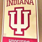 NCAA Indiana Hoosiers Retro Tin Sign Man Cave Wall Bar Decor Riddell Embossed