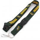 NFL Green Bay Packers Retro Lanyard Key Ring Keychain w/ Safety Clip Starr