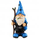 NFL Carolina Panthers Male Gnome Caricature Statue 11.5" Resin  Walking Stick