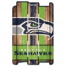 Seattle Seahawks Fence Sign 11" x 17" Retro Wall Logo NFL Super Bowl New Green