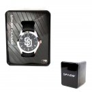 New San Diego Padres Sparo Classic Style Men's Sports Watch Black Leather Band