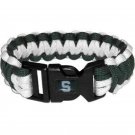 NCAA Michigan State Survival Bracelet Paracord 9" Outdoor Survivor New Spartans