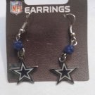 NFL Licensed Dallas Cowboys Dangle Earrings New Blue