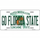 NCAA Go Florida State License Plate College Background Metal Tag Seminoles FSU