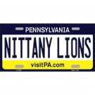 NCAA Nittany Lions  Metal License Plate Sign Auto Penn State Wall PA New Big Ten