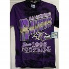 NFL Baltimore Ravens Tie Dye T Shirt Large Blue Vintage Men's Tee Big New Tall L