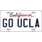 NCAA Go UCLA Bruins License Plate State Background Metal Tag U.S.A. California