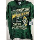 NFL Packers Tie Dye T Shirt XL Green Bay Vintage Men's Tee Big New Tall Retro